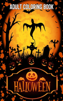 Halloween Adult Coloring Book