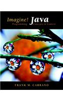 Imagine! Java: Programming Concepts in Context [With Access Code]