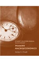 Student Solutions Manual to Accompany Modern Macroeconomics