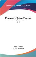 Poems Of John Donne V1
