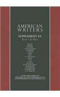 American Writers, Supplement XV