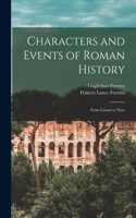 Characters and Events of Roman History