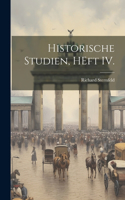 Historische Studien, HEft IV.