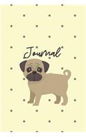 Pug Journal: Notebook for women men boys and girls that like cute puppy dogs