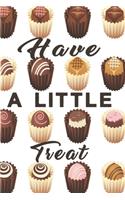Have a little treat notebook with different letters
