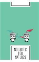 Notebook for Natures