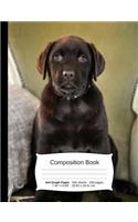 Chocolate Lab Composition Notebook