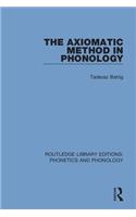 The Axiomatic Method in Phonology