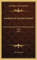 Geschichte Der Syrischen Literatur