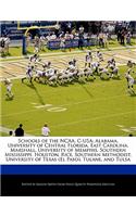 Schools of the Ncaa, C-USA: Alabama, University of Central Florida, East Carolina, Marshall, University of Memphis, Southern Mississippi, Houston, Rice, Southern Methodist, Uni