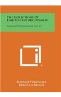 Inflections of Eighth Century Japanese