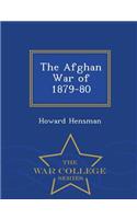 Afghan War of 1879-80 - War College Series