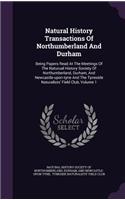 Natural History Transactions of Northumberland and Durham