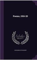 Poems, 1916-20