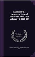 Annals of the Lyceum of Natural History of New-York Volume v 3 (1828-36)