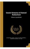 Quaint Sermons of Samuel Rutherford