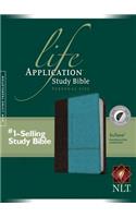 Life Application Study Bible-NLT-Personal Size: New Living Translation, Dark Brown / Teal Tutone Leatherlike, Personal Size