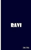 Ravi - Personalized Dark Blue Notebook / Extended Lines / Soft Matte Cover: An Ethi Pike Collectible Journal