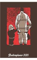 Studienplaner 2020: Kalender DIN A5 2020 1 Tag = 1 Seite mit großem Tagesplaner und großartiger Übersicht. Monatsübersicht, Erinnerung und Notizen in diesem Kalenderbuc