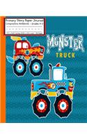 Monster Truck Primary Story Paper Journal