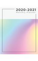 2020-2021 Monthly Planner: Calendar Schedule and Academic Planner (Jan 2020 to Dec 2021) - Weekly Planner