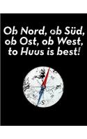 Ob Nord, ob Süd, ob Ost, ob West, to Huus is best!