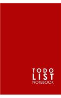 To Do List Notebook: Daily Task Book, To Do List And Notes, Simple To Do List, To Do Notepad, Agenda Notepad For Men, Women, Students & Kids, Minimalist Red Cover(22 To Do List Notebook)