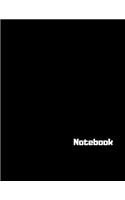 Notebook: Black Composition Notebook