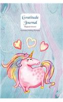 Gratitude Journal - Magical Unicorn: Gorgeous full color Unicorn illustrated Thankfulness Diary - Pink Unicorns(Illustrated Writing Prompts Gratitude Journal Paperback)