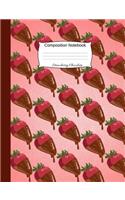 Strawberry Chocolate Composition Notebook