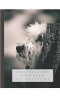 Composition Notebook: Composition Book for the Nature and Animal Lover - College Ruled Student Notebook - Cute White Scottie Terrier