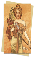 Spring (Mucha) Greeting Card Pack