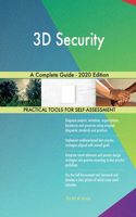 3D Security A Complete Guide - 2020 Edition