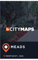 City Maps Meads Kentucky, USA