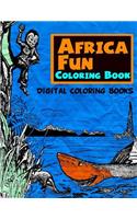 Africa Fun Coloring Book