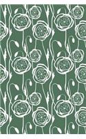 Journal Notebook Scribbly Flowers Pattern 7