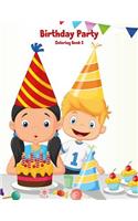 Birthday Party Coloring Book 2