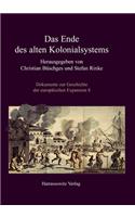 Das Ende Des Alten Kolonialsystems