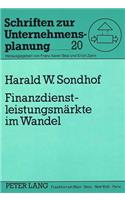 Finanzdienstleistungsmaerkte im Wandel