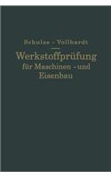Werkstoffprüfung Für Maschinen- Und Eisenbau