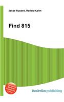 Find 815: (English)