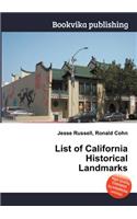 List of California Historical Landmarks