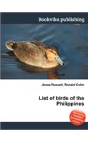 List of Birds of the Philippines