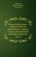 Novum lexicon graeco-latinum in Novum Testamentum