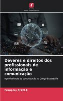 Deveres e direitos dos profissionais de informação e comunicação