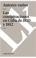 conspiraciones en Cuba de 1810 y 1812