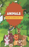 Animals Children Coloring Book Vol 1