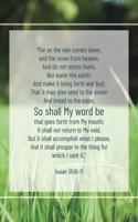 Revival Bulletin: My Word (Package of 100): Isaiah 55:10-11 (Nkjv)