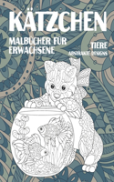 Malbücher für Erwachsene - Abstrakte Designs - Tiere - Kätzchen