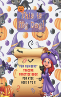 "FUN NUMBERS" Tracing Practice Book: Activity Book for Kids, Ages 3 to 5, 8.5 x 11 inches, Quiet Time for You and Fun for Kids, Soft Cover
